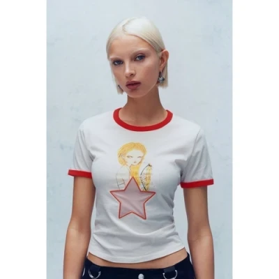 Eri Star Mesh Baby Tee