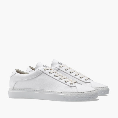 Unisex Koio Capri Bianco Canvas Sneakers