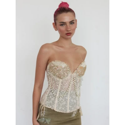 Mother Of Pearl Corset
