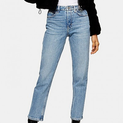 Considered Bleach Straight Jeans - Bleach Stone