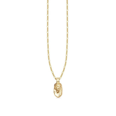 Lucy Williams Gold Mini Cameo Necklace