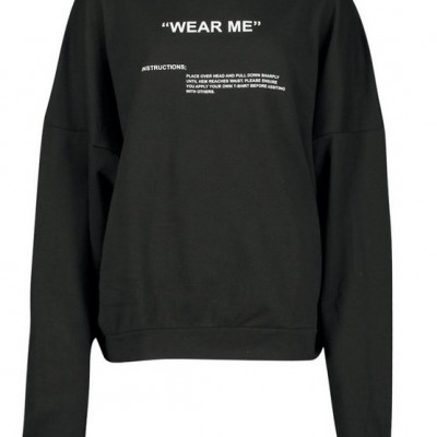 Premium Oversized Wear Me Slogan Sweatshirt