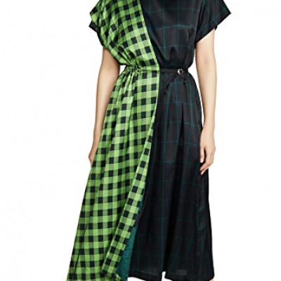 Check Print Dress