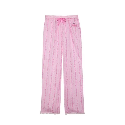 PINK x LoveShackFancy Silky Sleep Pants