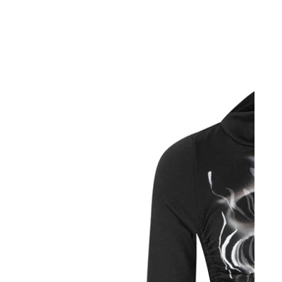 Kod X Kashiko Shirring TOP (BK)