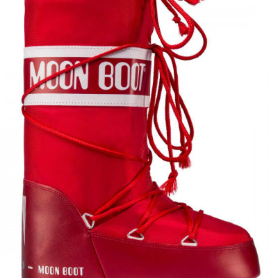 Moon Boot Nylon | Red | The Icon | Women