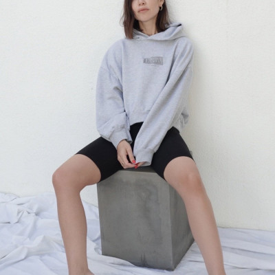 LNA Logo Hoodie - Heather Grey