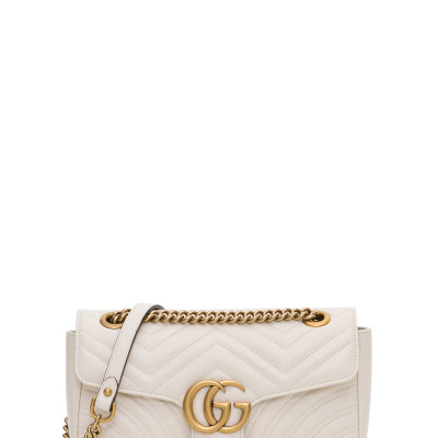 Gucci Gg Marmont Shoulder Bag In Quilted Leather