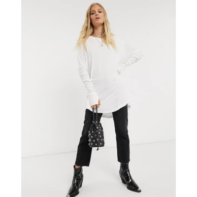 Free People arden tee-White