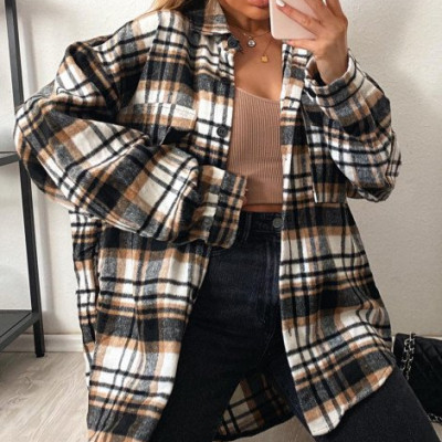 Black checked overshirt - Brentiny Paris