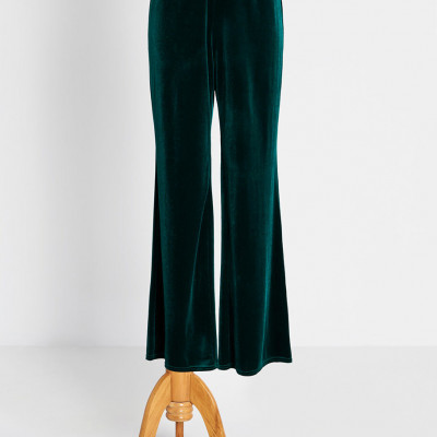 Feels Good to Flare Velvet Pants