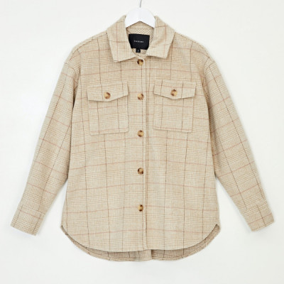 Oversized Check Shacket