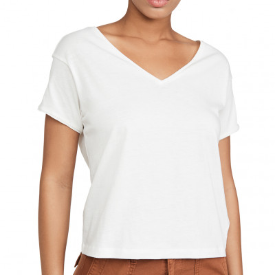 Madewell Drapey V Neck Tee