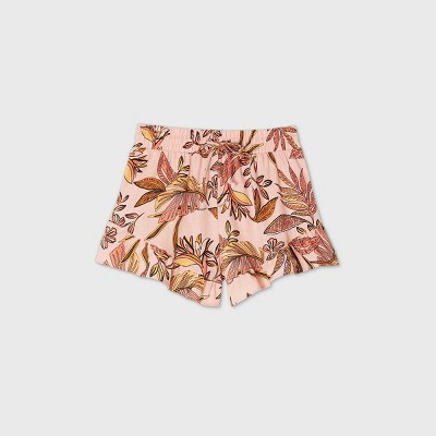 Women's High-Rise Drawstring Waist Ruffle Shorts - Wild FableÃ¢â€žÂ¢ (Regular & Plus)