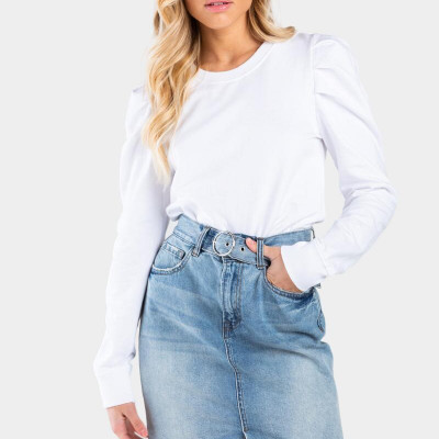 Lacie Belted Denim Skirt