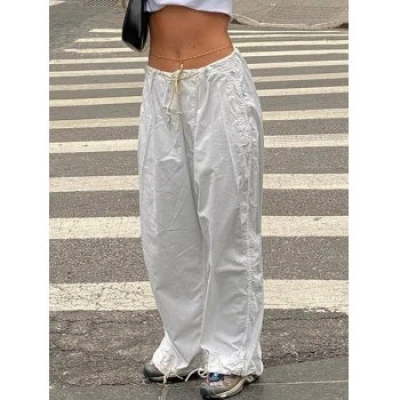 White Cargo Pants