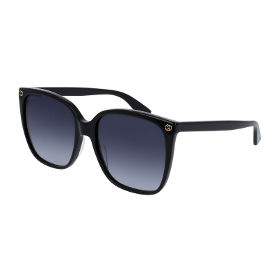 Square Acetate Sunglasses w/ Interlocking G Detail