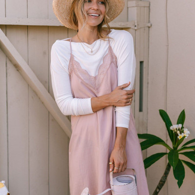 Amour Lace Slip Dress