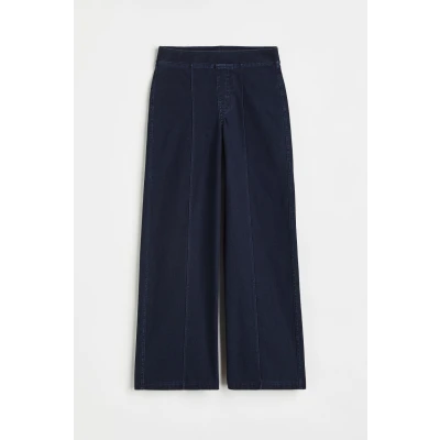 H & M - Wide Fit Pants - Blue