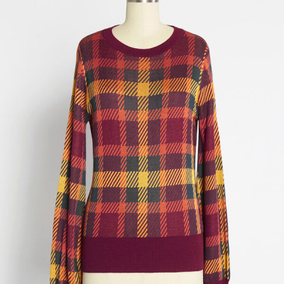 Collectif Be There Be Square Pullover Sweater