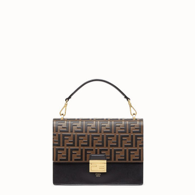 Black Leather Bag - Kan U