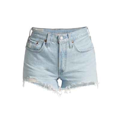 501 Original Distressed Denim Shorts