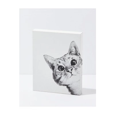 Happy Space Cat Canvas Womens Multi One