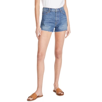 Reformation Dixie High Rise Jean Shorts