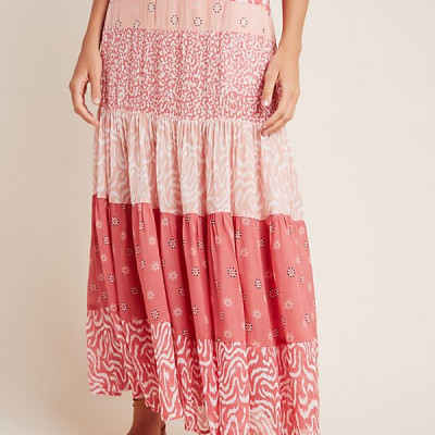 Collection Freja Tiered Maxi Skirt
