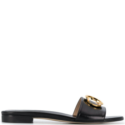 Stuart Weitzman Caicos slip-on sandals - Black