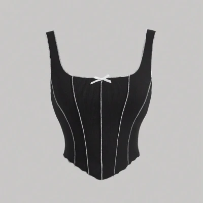 SHEIN MOD Bow Front Tank Top