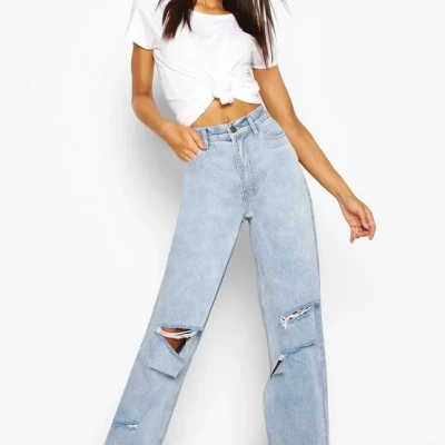 Tall Rip Boyfriend Jeans