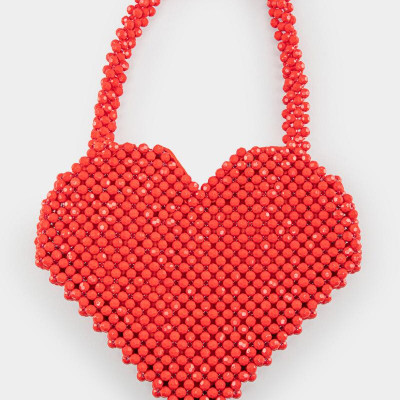 Beatrice Beaded Heart Bag