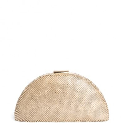 Gold Bejeweled Minaudiere