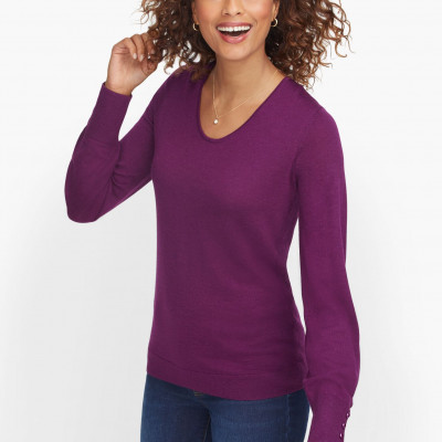 Soft Merino V-Neck Sweater