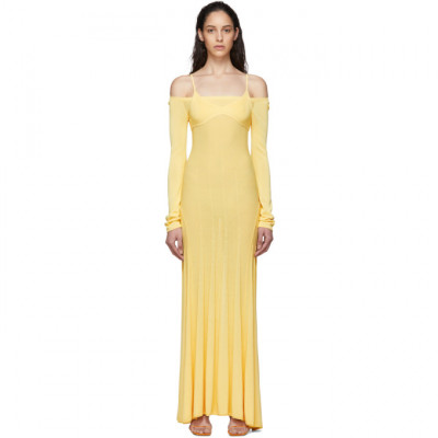 Jacquemus Yellow La Robeaille Valensole Dress