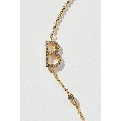 Delicate Monogram Necklace By Anthropologie in