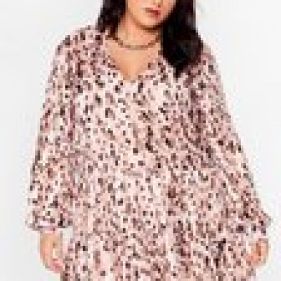 Gimme a Meow-ment Plus Leopard Dress