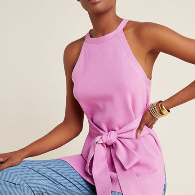 Annette Belted Knit Tank