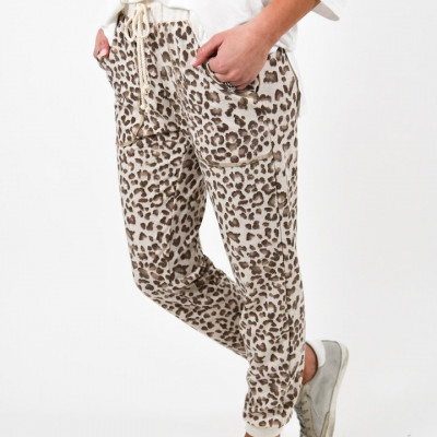 Finley Leopard Joggers