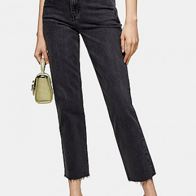 Considered Washed Black Straight Jeans - Washed Black