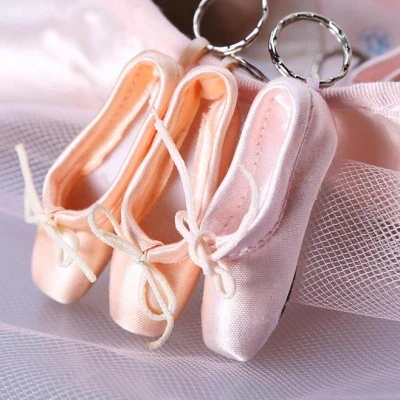 Mini Ballet Shoe Keychain