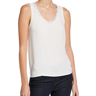 Sequin Moment Scoop-Neck Tank Top