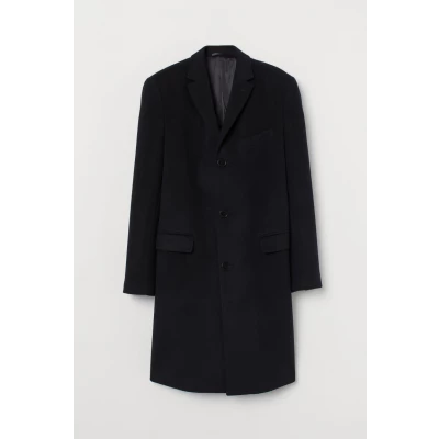 H & M - Wool-blend Coat - Black