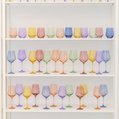 Colored Wine Stemless - Set of 6 {Custom Set}
