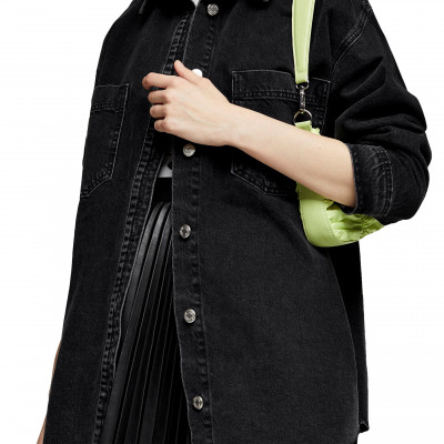 Womens Topshop Fray Hem Denim Jacket