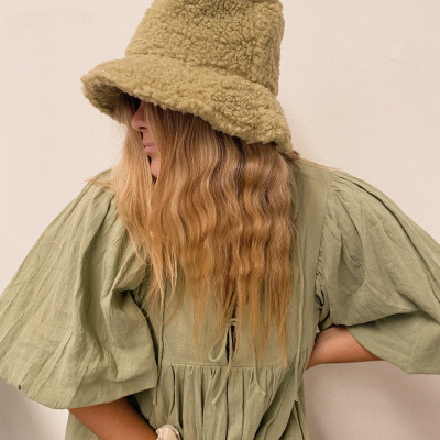 Matcha Wool Bucket Hat - Pre order