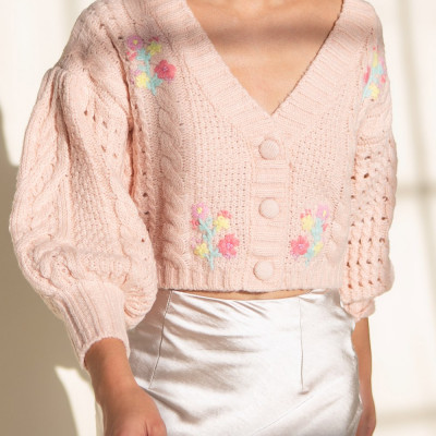 Amaryllis Cropped Cardigan