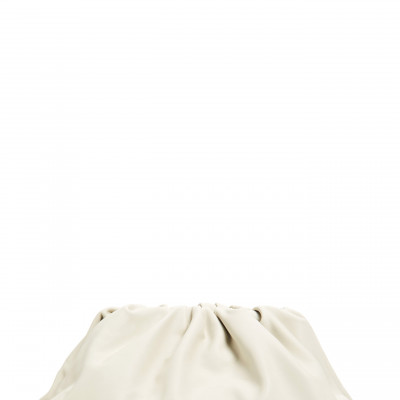 Bottega Veneta The Pouch Leather Clutch - Beige