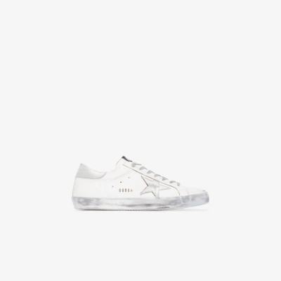 Golden Goose white Superstar leather sneakers